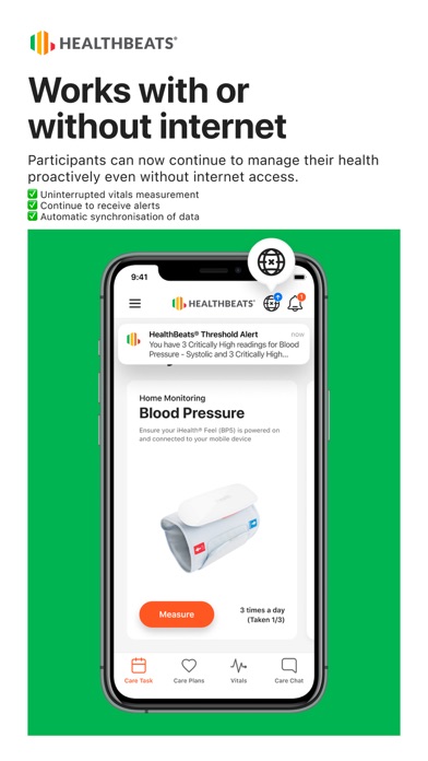 HealthBeats® Screenshot