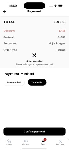 Moji's Burgers screenshot