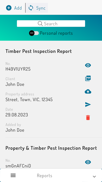 Report Systems Portal Screenshot