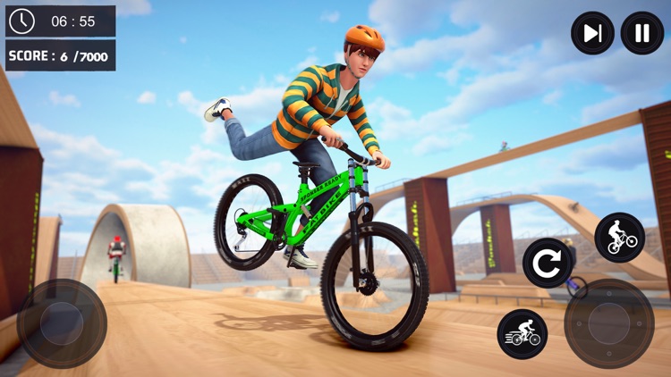 BMX Bicycle Stunts: Mad Games screenshot-3