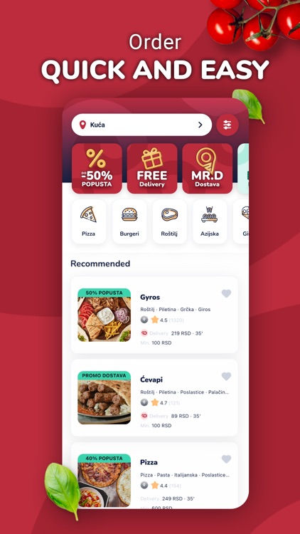 Mister D: Local Food Delivery