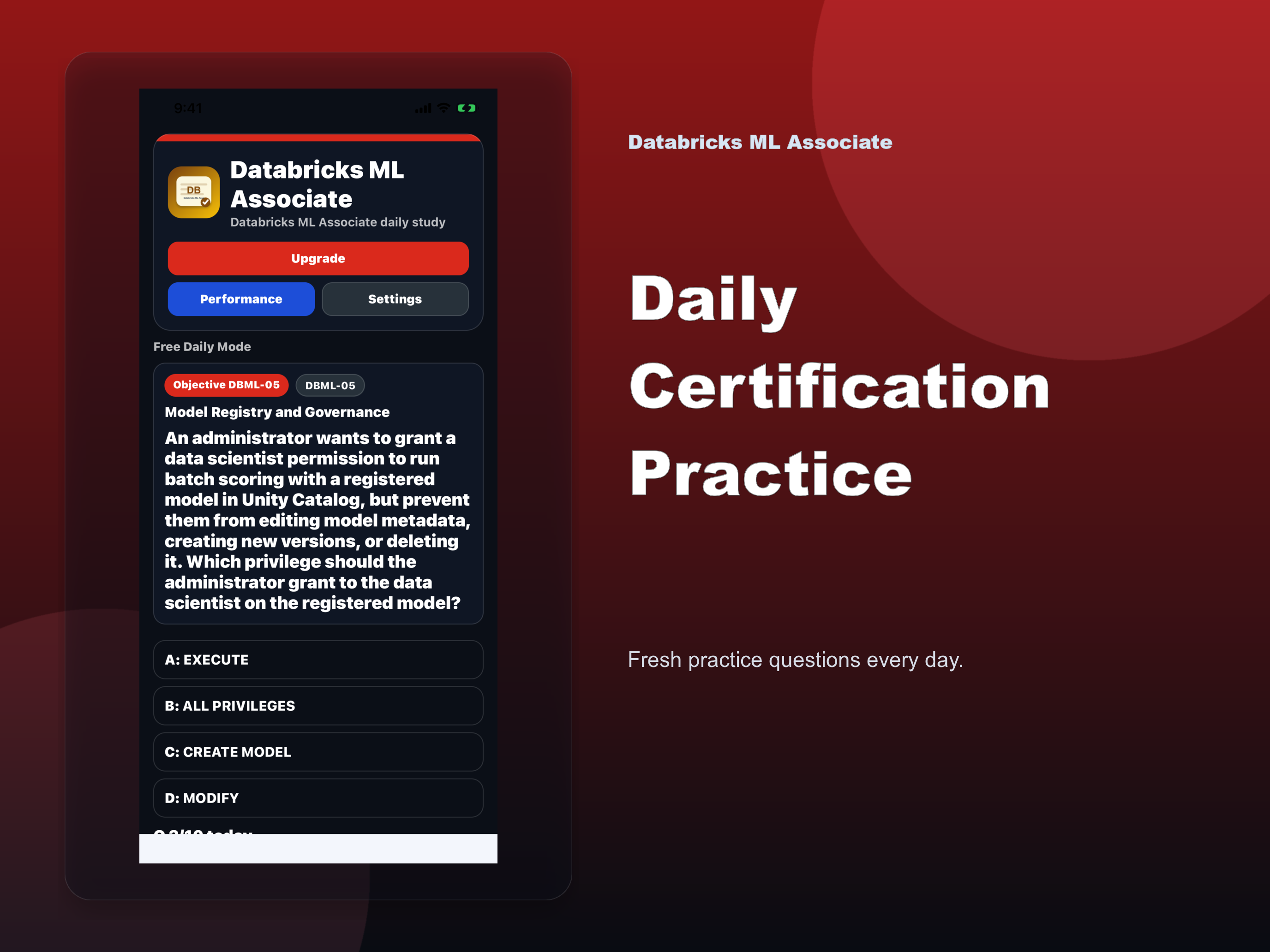 Databricks ML Associate Practi screenshot 12
