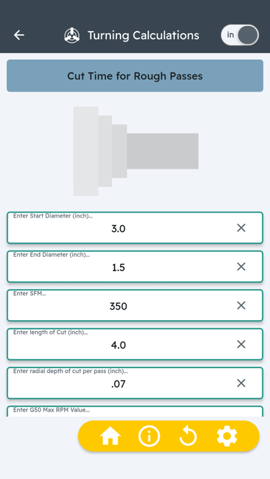CNC Machinist Calculator Ultra iPhone screenshot 4 - Productivity app