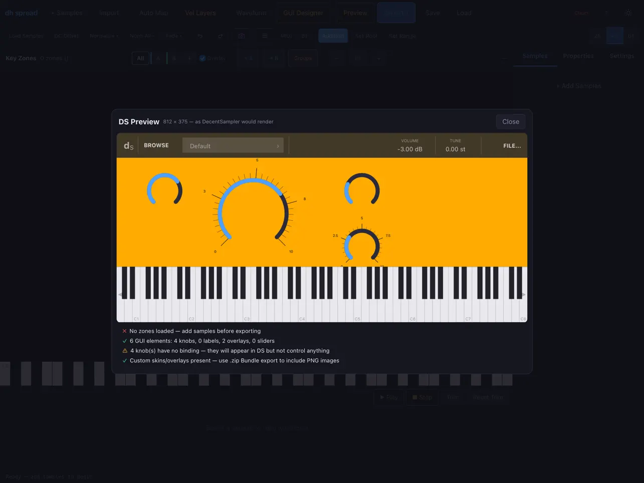 #4. DSSampleSpread (iOS) Ved: David Hart