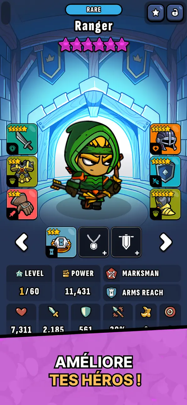 Heroes & Dragons: Tactical RPG Hack screenshot 3 - iOS game interface