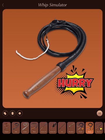Whip Sound - Whip Simulator iPad screenshot