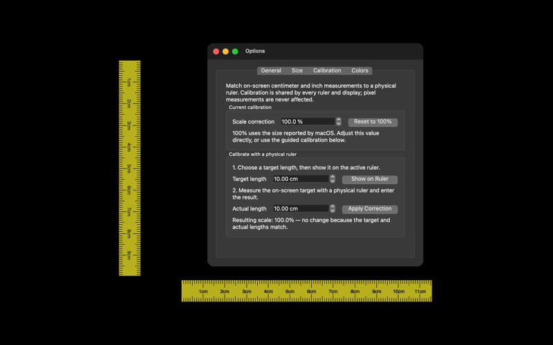 Screen ruler - measure tool screenshot