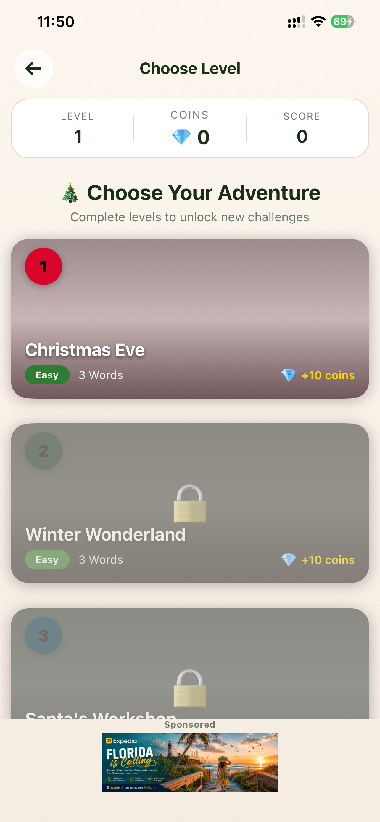 Christmas Word Quest screenshot 3