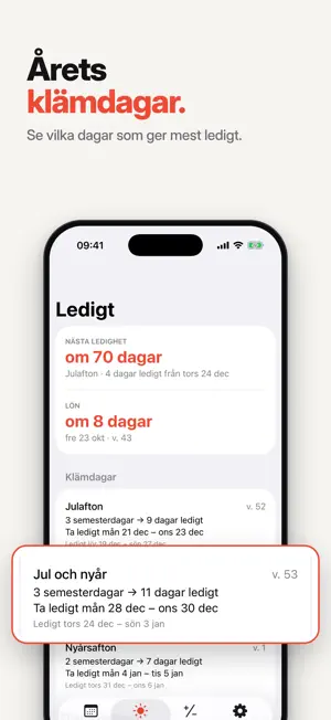 Vilken vecka är det? screenshot 4