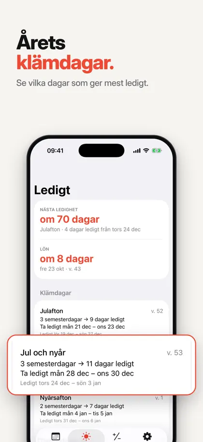 Vilken vecka är det? screenshot 4 of 6