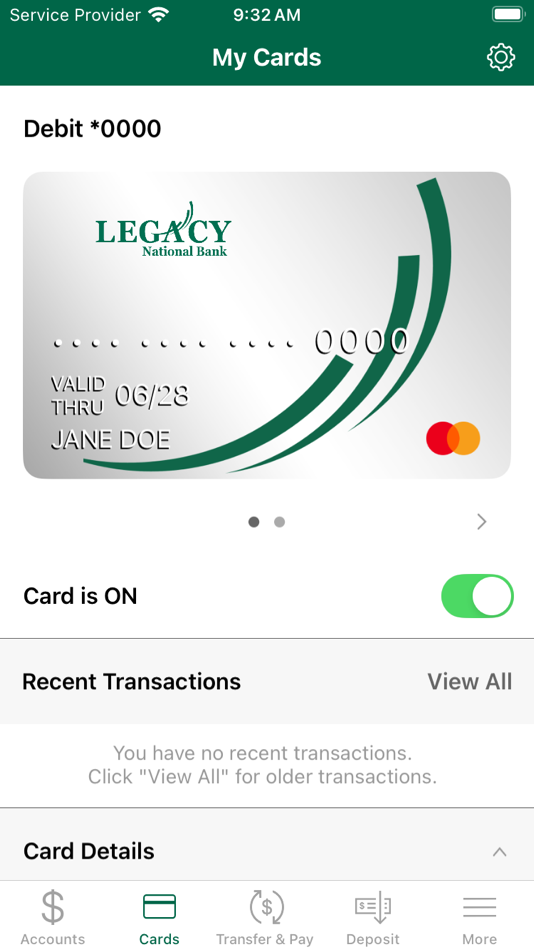 #6. Legacy National Bank (iOS) Podle: Legacy National Bank