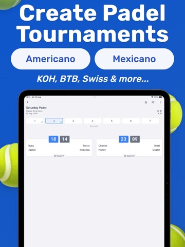 Americano Padel - PadelMix iPad screenshot 1