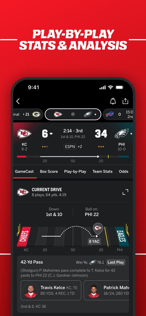 ESPN: Live Sports & Scores - Deep Game Analysis