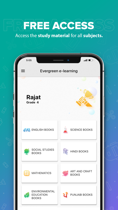 Evergreen e-Learning Screenshot