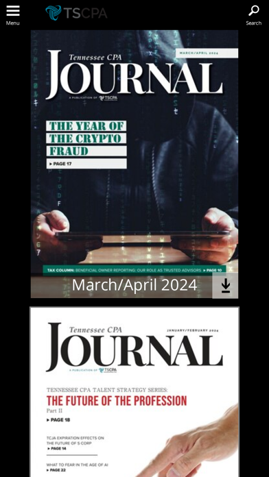 Tennessee CPA Journal Screenshot