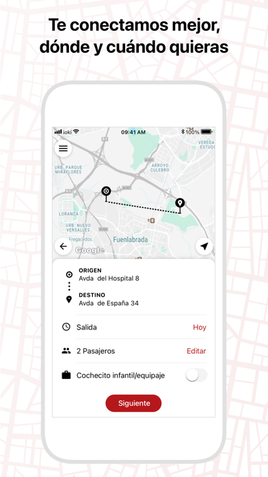 EMTF transporte a demanda Screenshot
