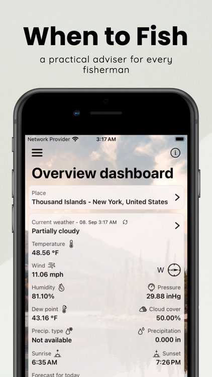 When to Fish - Fishing App