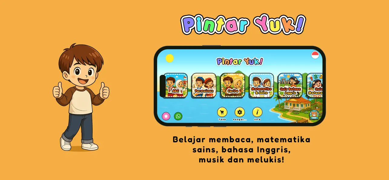 Screenshot #1 pour Pintar Yuk! - PAUD, TK & SD