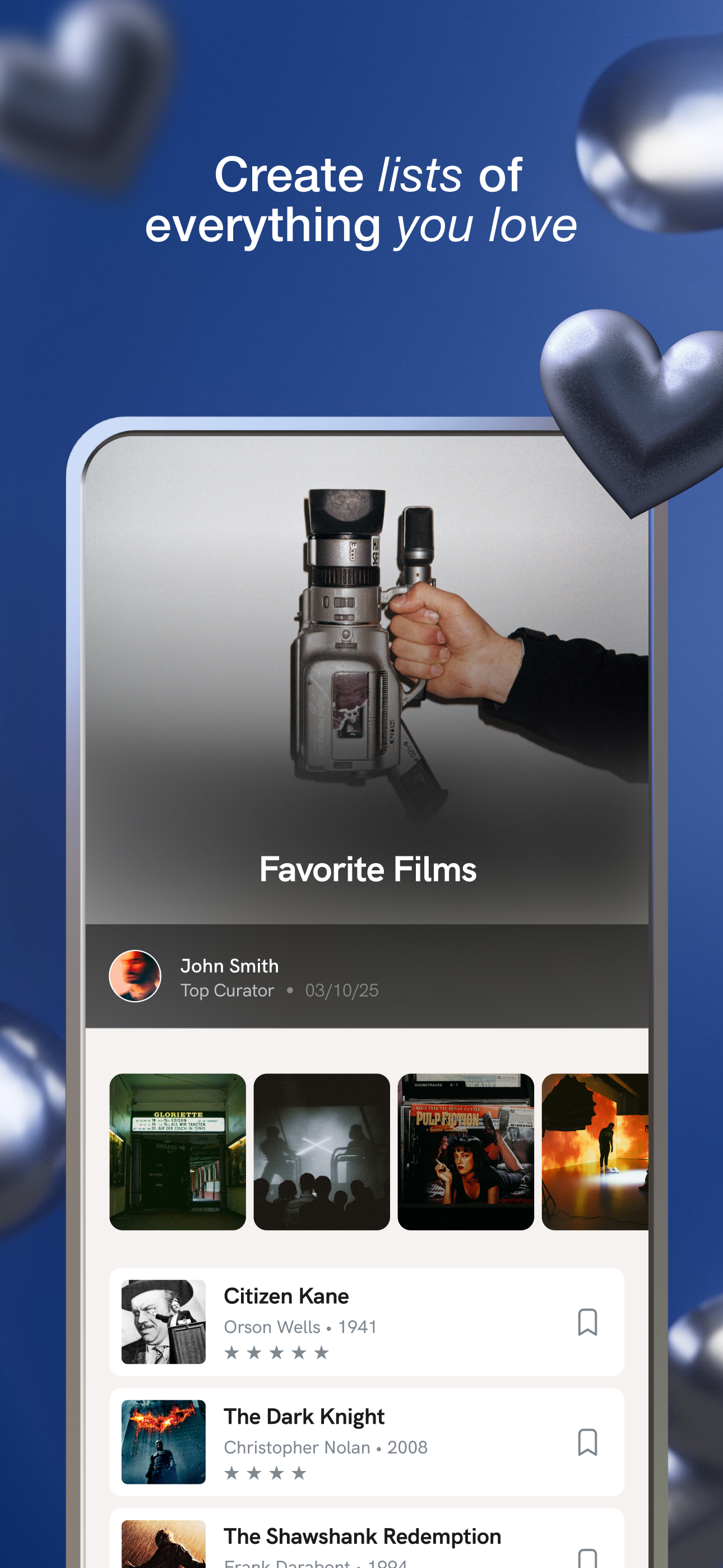 Hypelist: Create & Share Lists