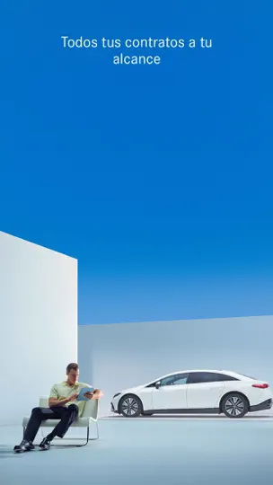Captura de pantalla de Mercedes-Benz Finance EU en iPhone 2