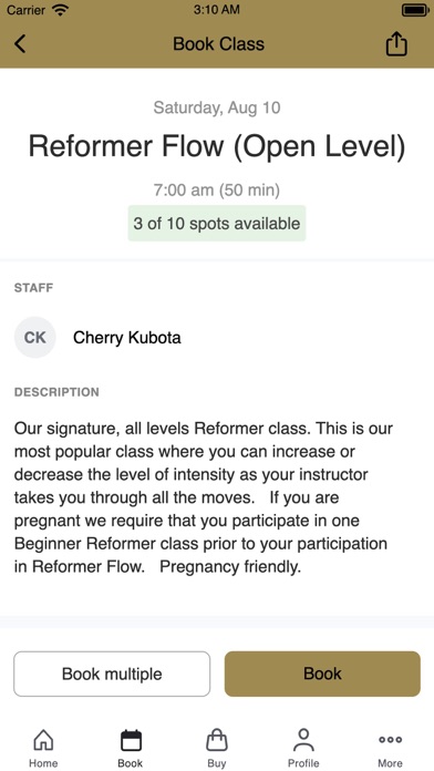 The Cove Pilates & Fitness Screenshot