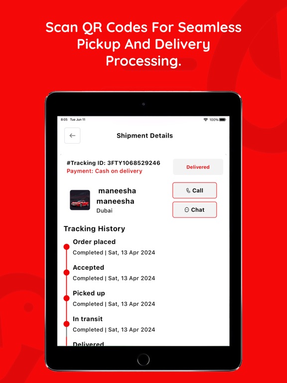 Gentoo Delivery iPad screenshot 6 - Business app