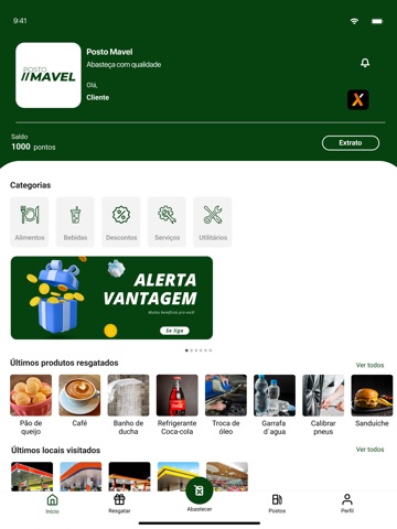 Posto Mavel iPad screenshot