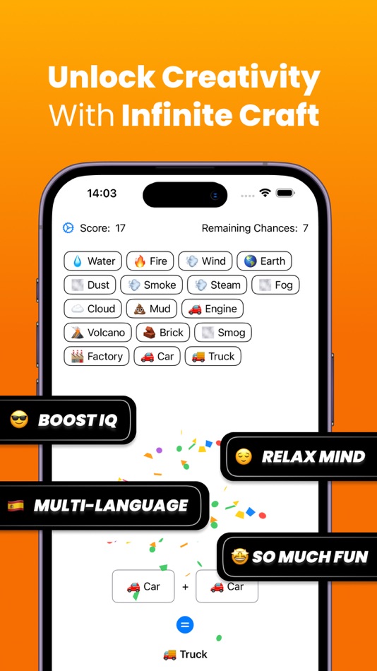 #1. Infinite Craft - Multilanguage (iOS) โดย: 阳 孙