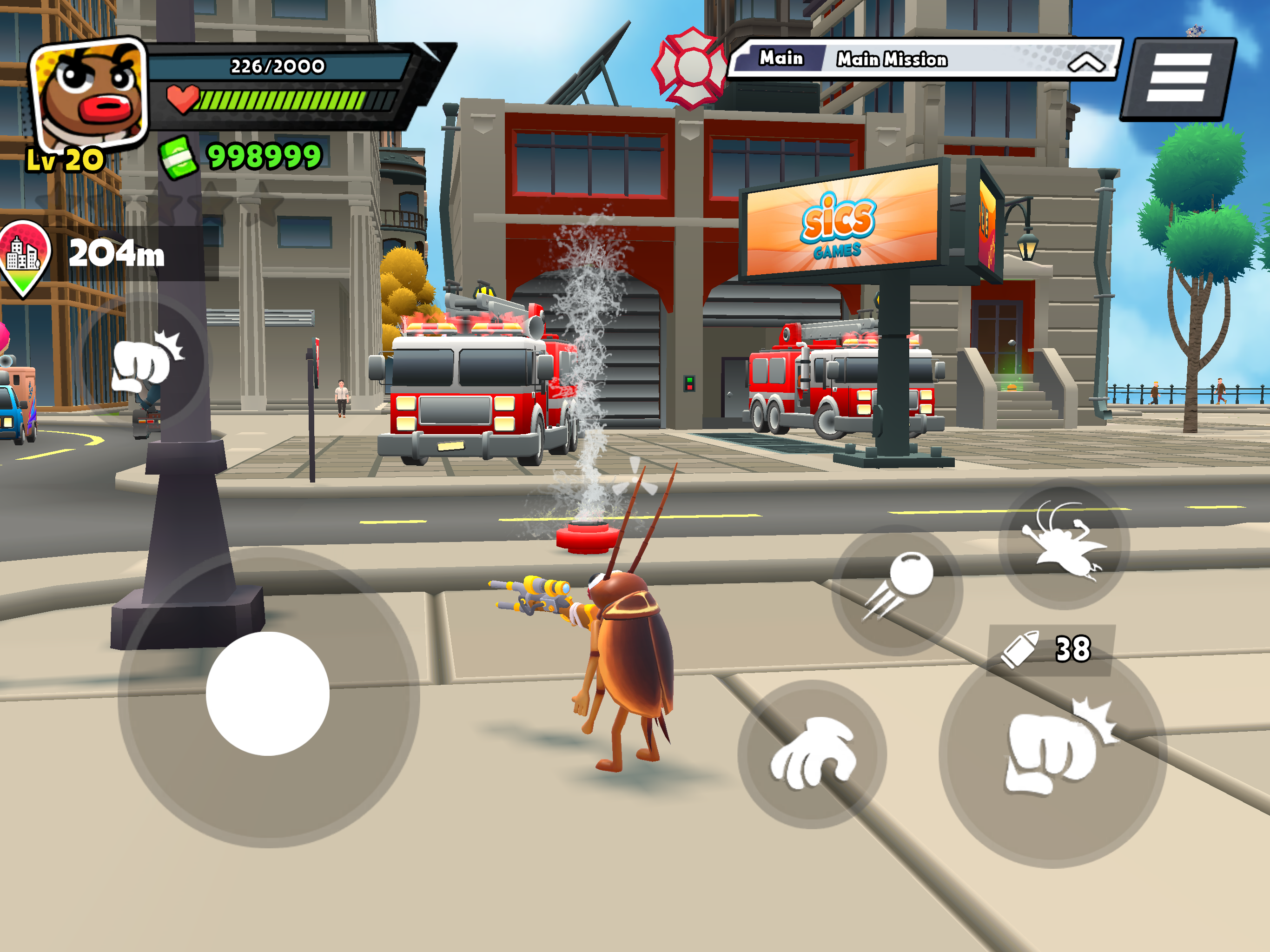 Cockroach Prank: City Chaos screenshot 12