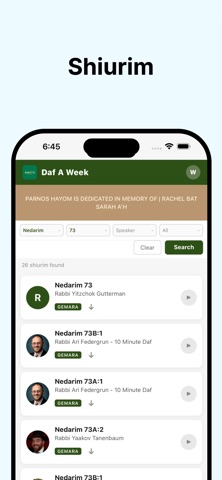 Daf A Week Screenshot 1 of 4