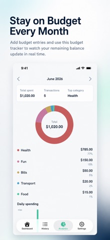 Simple: Expense Tracker Screenshot 4 of 6