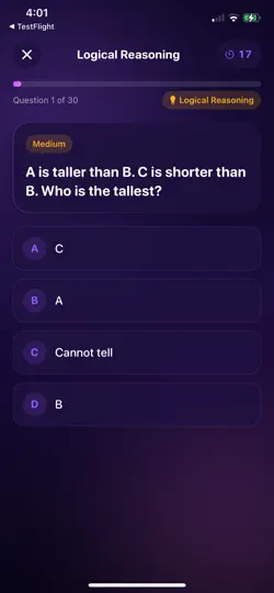 IQ Test Games iPhone Ekran Görüntüsü 3