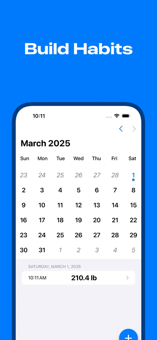 Screenshot #3 pour ScaleDiary