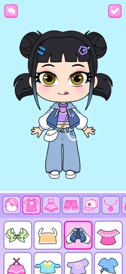 Captura de pantalla de Chibi Muñecas Juego Para Niñas en iPhone 6