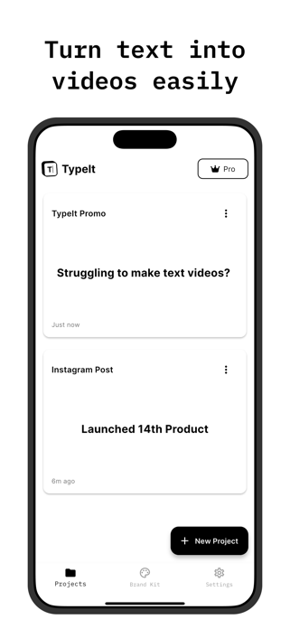 TypeIt: Text to Video Maker Screenshot 1 of 6