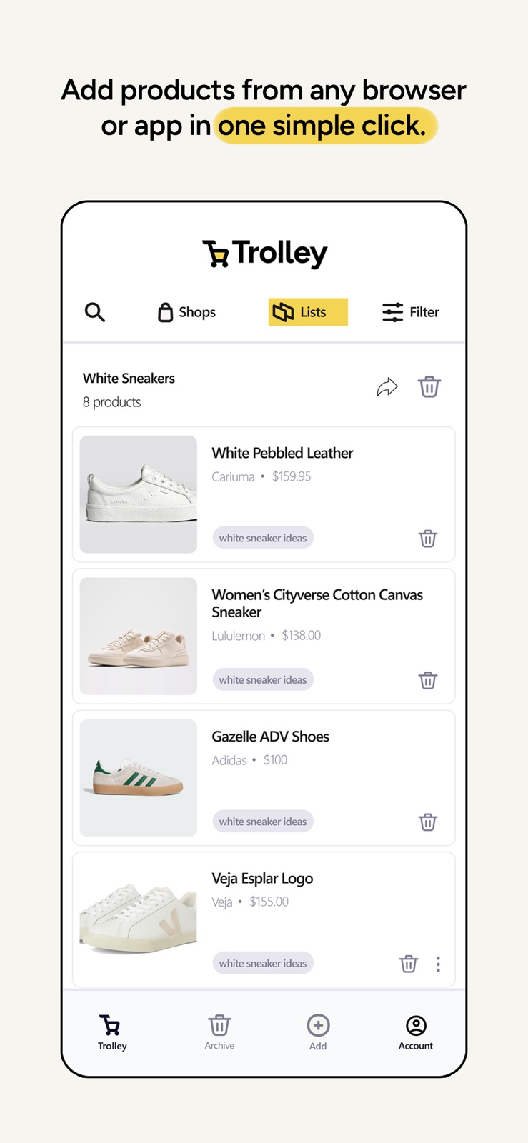 Shopping Cart App: Trolley iphone screenshot 3