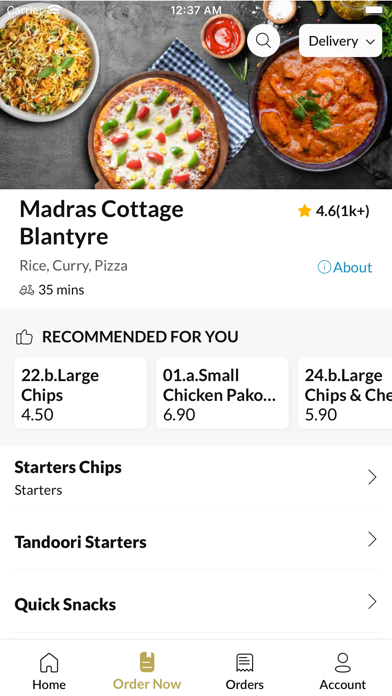 Madras Cottage Blantyre. Screenshot