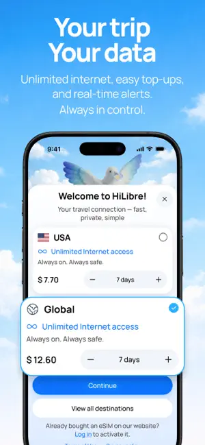 HiLibre: eSIM Card for Travel screenshot 4