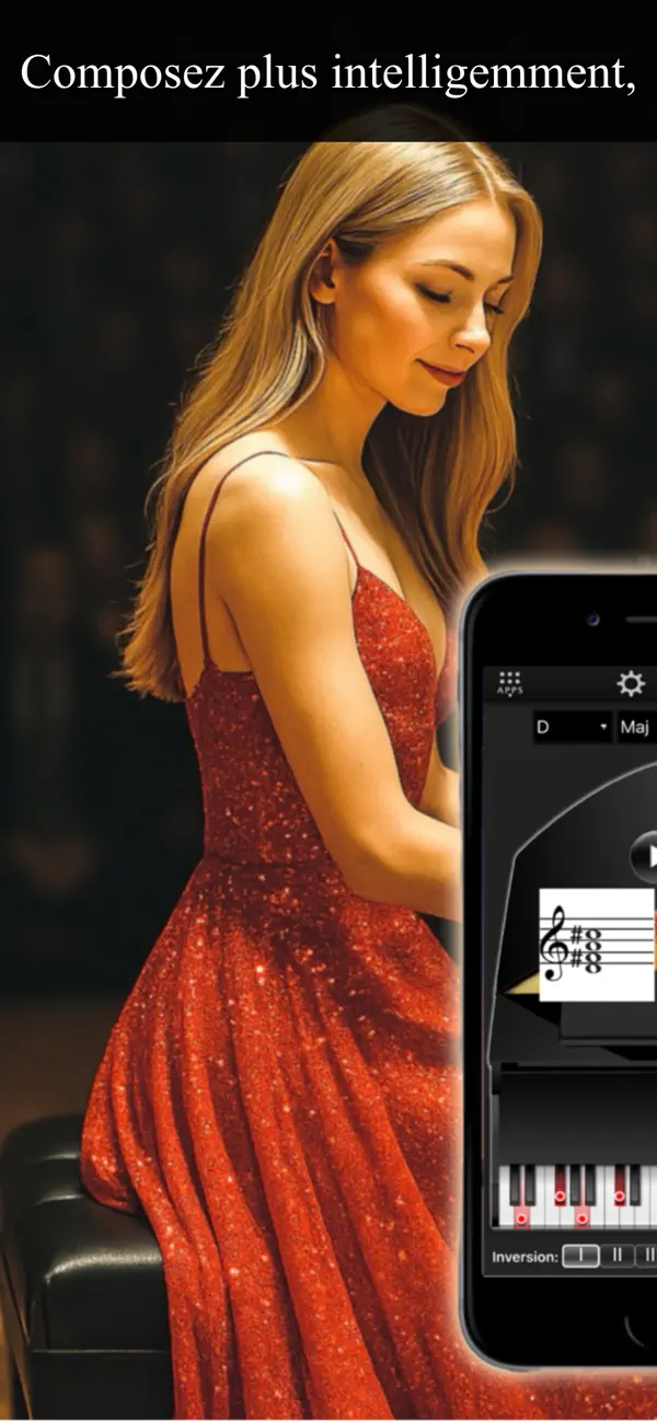 Screenshot #1 pour Piano Chords Compass