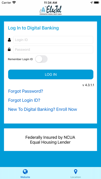 ElecTel Cooperative FCU Screenshot