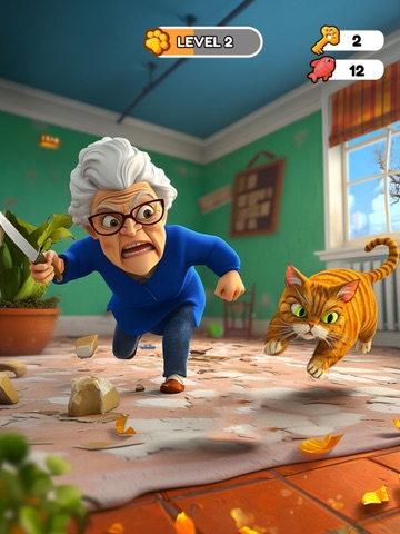 Bad Cat Simulator Granny's Pet iPad screenshot