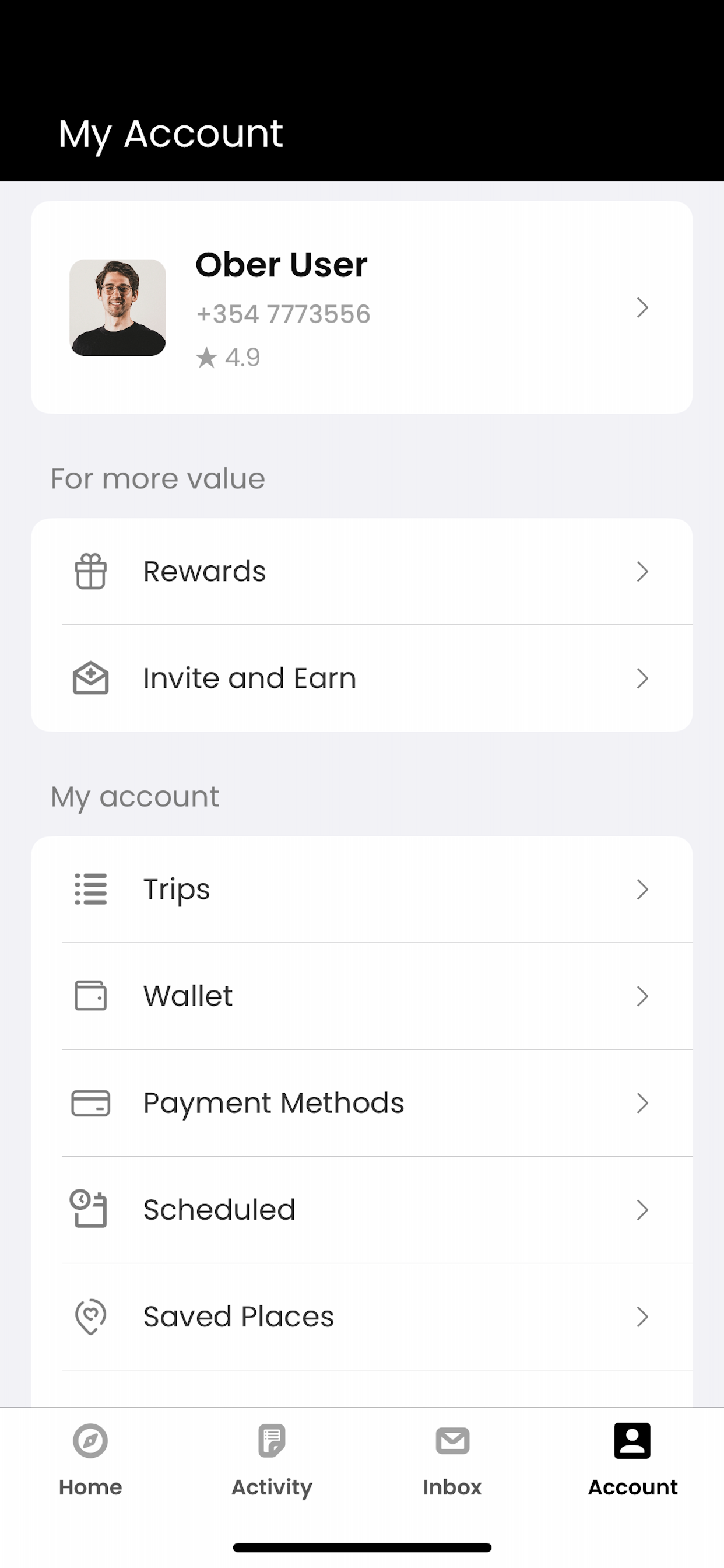 OberCab - Request a Cab screenshot 5