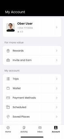OberCab - Request a Cab Screenshot 5 of 5