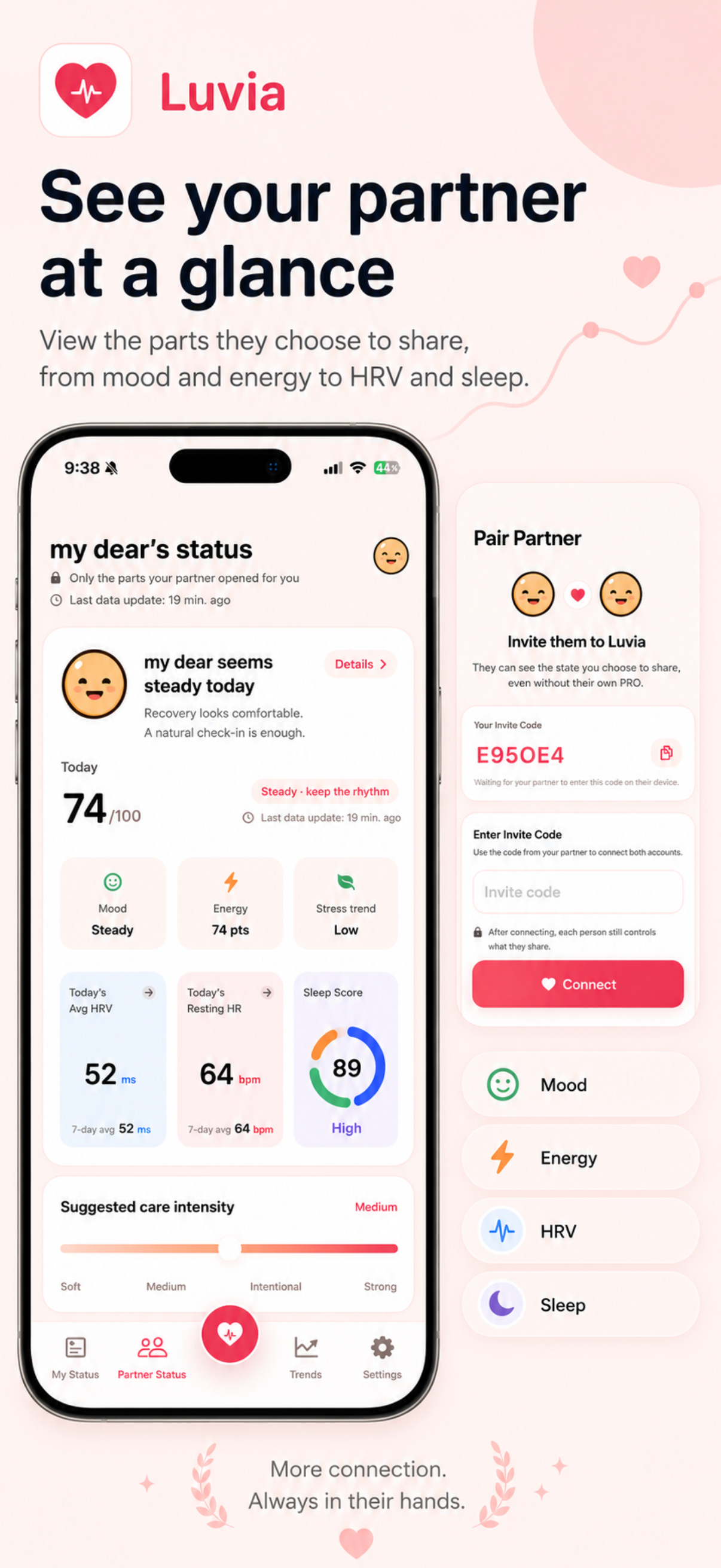 Luvia: Couple Wellness screenshot 2