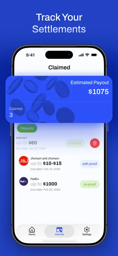 ClaimBack: SettleMate Cash screenshot 3