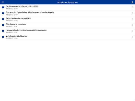 Screenshot #4 pour Gemeinde Allershausen