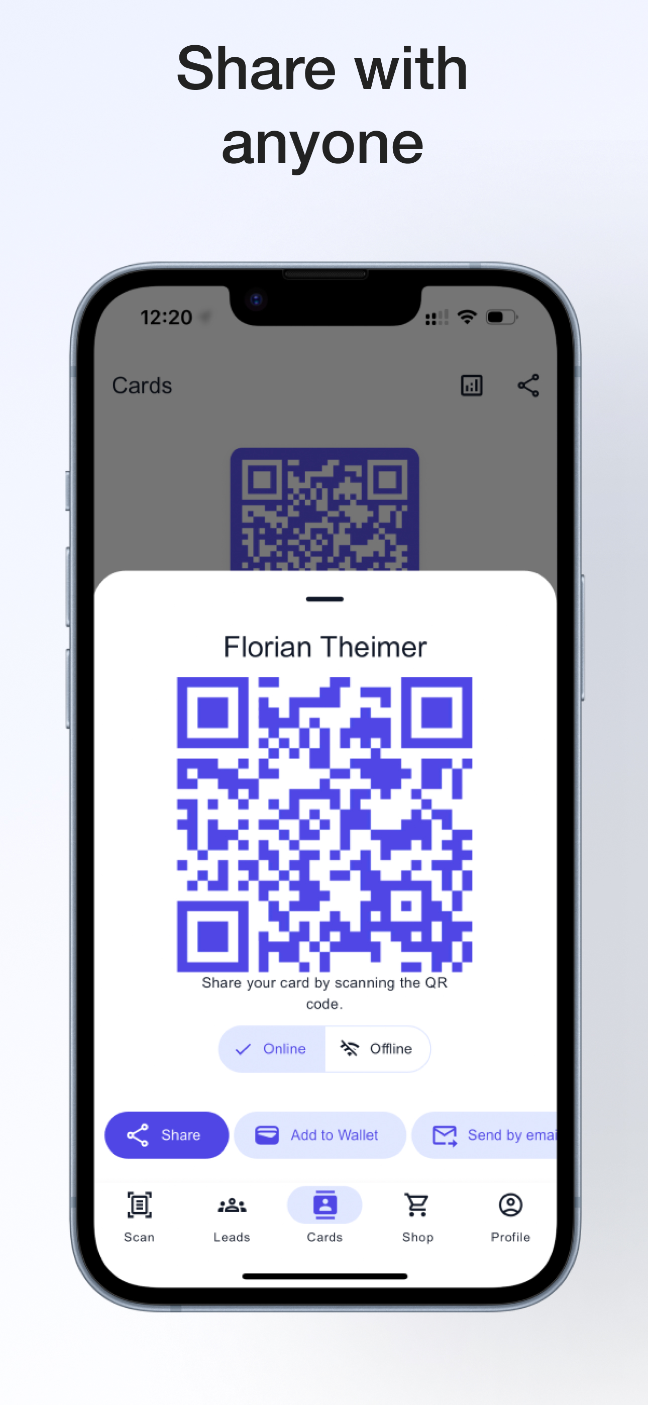 Spreadly Digital Business Card