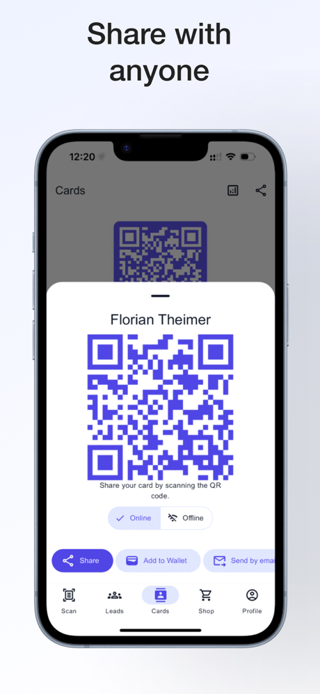 Spreadly Digital Business Card screenshot 4