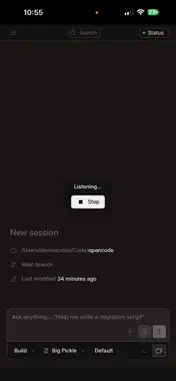WhisperCode screenshot 2