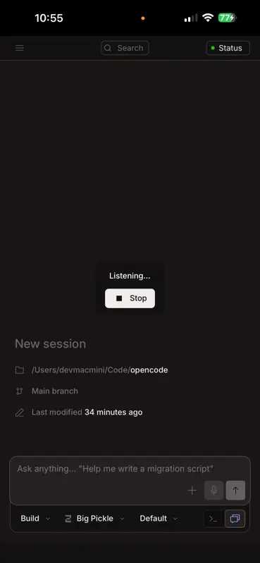 WhisperCode screenshot 2 of 3